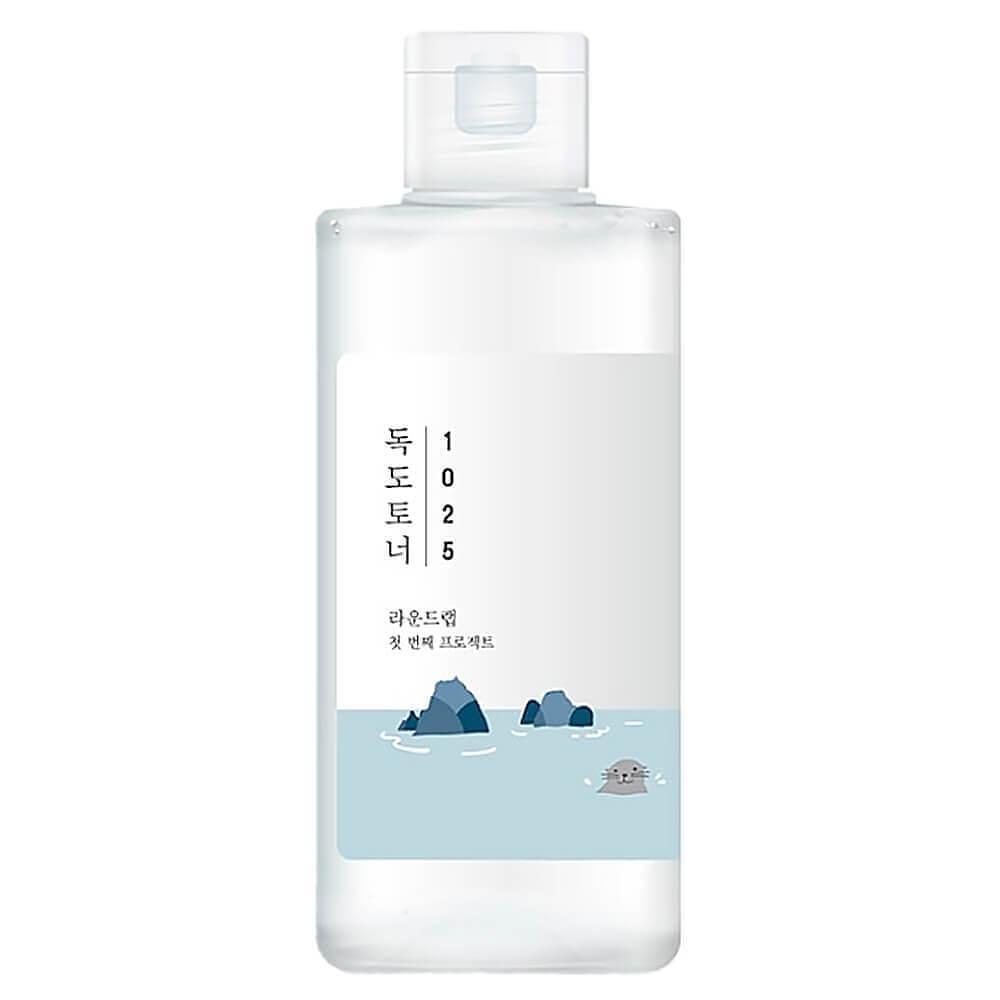 Мягкий отшелушивающий тонер с морской водой Round Lab 1025 Dokdo Toner