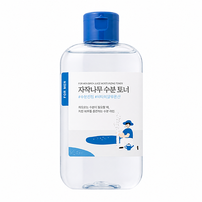 Увлажняющий тонер для мужчин с берёзовым соком Round Lab For Men Birch Juice Moisturizing Toner