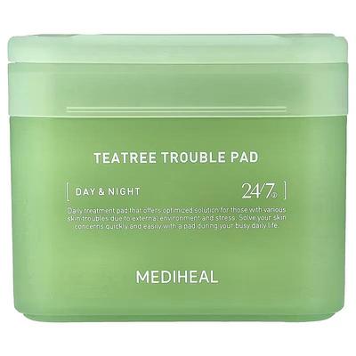 Антибактериальные тонер-пэды с чайным деревом Mediheal Teatree Trouble Pad (100 штук)
