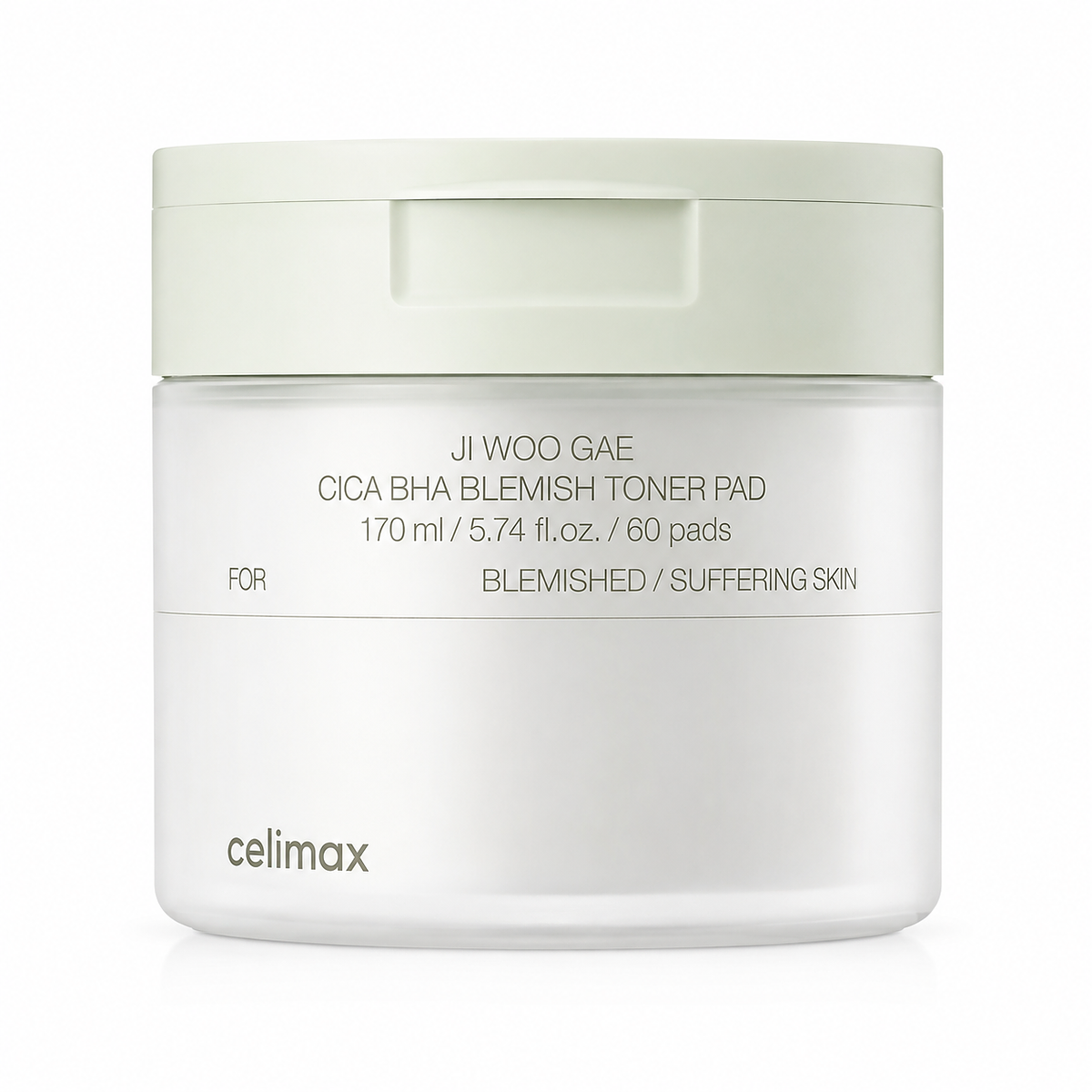 Отшелушивающие тонер-пэды с салициловой кислотой CELIMAX Cica Bha Blemish Toner Pad (60 штук)