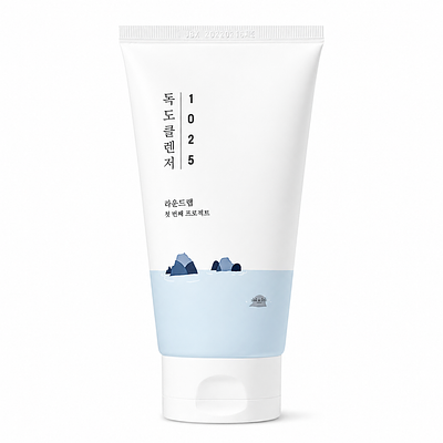 Мягкая пенка для умывания с морской водой Round Lab 1025 Dokdo Cleanser