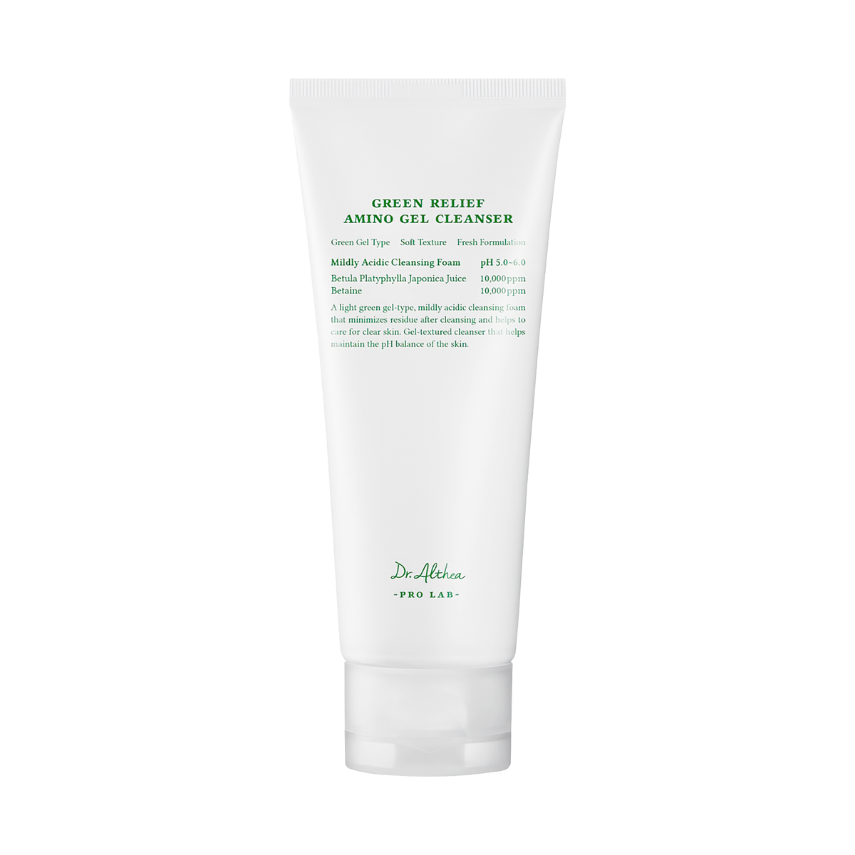 Гель-пенка для умывания с аминокислотами Dr. Althea Green Relief Amino Gel Cleanser