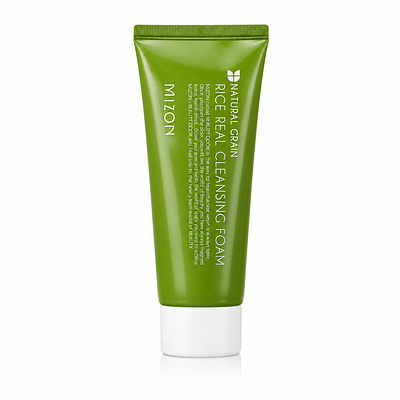 Отбеливающая пенка с рисовой пудрой Mizon Rice Real Cleansing Foam