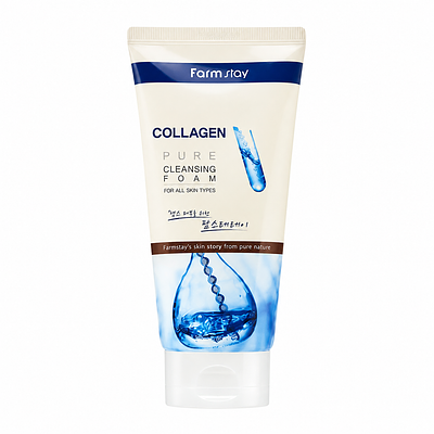 Пенка очищающая с коллагеном FarmStay Collagen Pure Cleansing Foam
