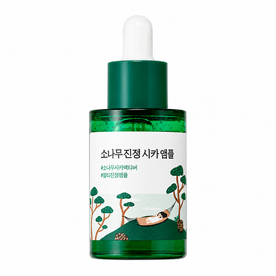 Сыворотка для проблемой и чувствительной кожи Round Lab Pine Calming Cica Ampoule