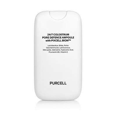 Сыворотка для сужения пор с молозивом PURCELL 24/7 Colostrum Pore Defence Ampoule With Pixcell Biom