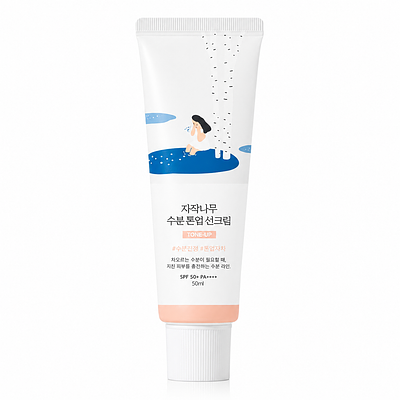 Солнцезащитный крем с тональным кремом Round Lab Birch Juice Moisturizing Tone-Up Sunscreen SPF50+ PA++++