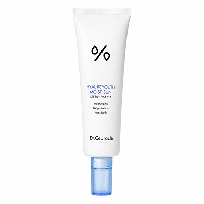 Легкий солнцезащитный крем Dr.Ceuracle Hyal Reyouth Moist Sun SPF 50+ PA++++