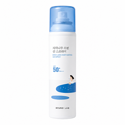 Увлажняющий солнцезащитный спрей с березовым соком ROUND LAB Birch Juice Moisturizing Sun Spray