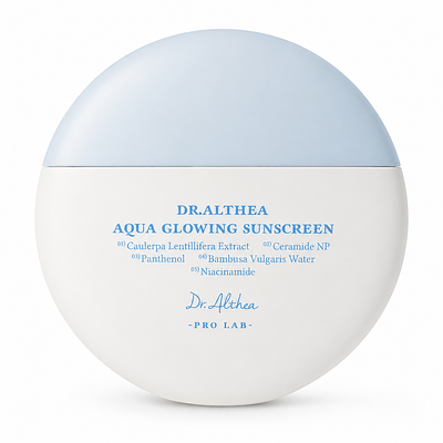 Солнцезащитный крем с сияющим эффектом Dr. Althea Aqua Glowing Sunscreen SPF 50+ PA++++