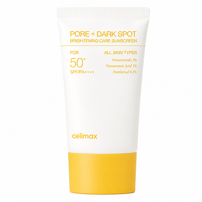 Осветляющий солнцезащитный крем Celimax Pore+Dark Spot Brightening Care Sunscreen SPF50+ PA++++