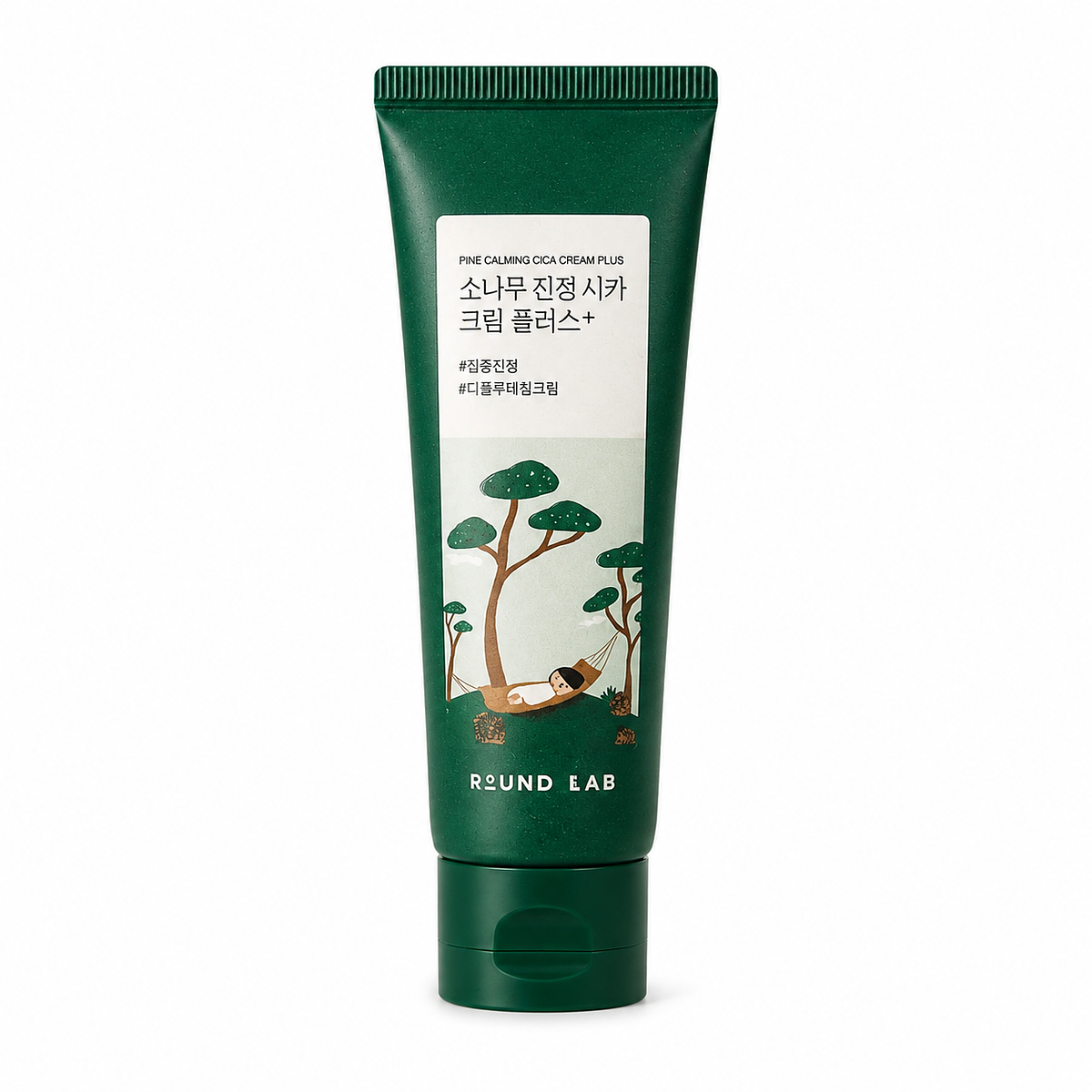 Успокаивающий крем с экстрактом сосны и центеллы азиатской Round Lab Pine Calming Cica Cream Plus