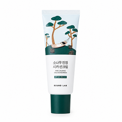 Крем с экстрактами сосны и центеллы Round Lab Pine Calming Cica Cream