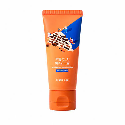 Питательный восстанавливающий крем для лица Round Lab Soybean QLA Barrier Cream