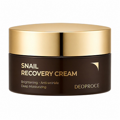 Разглаживающий крем против морщин Deoproce Snail Recovery Cream