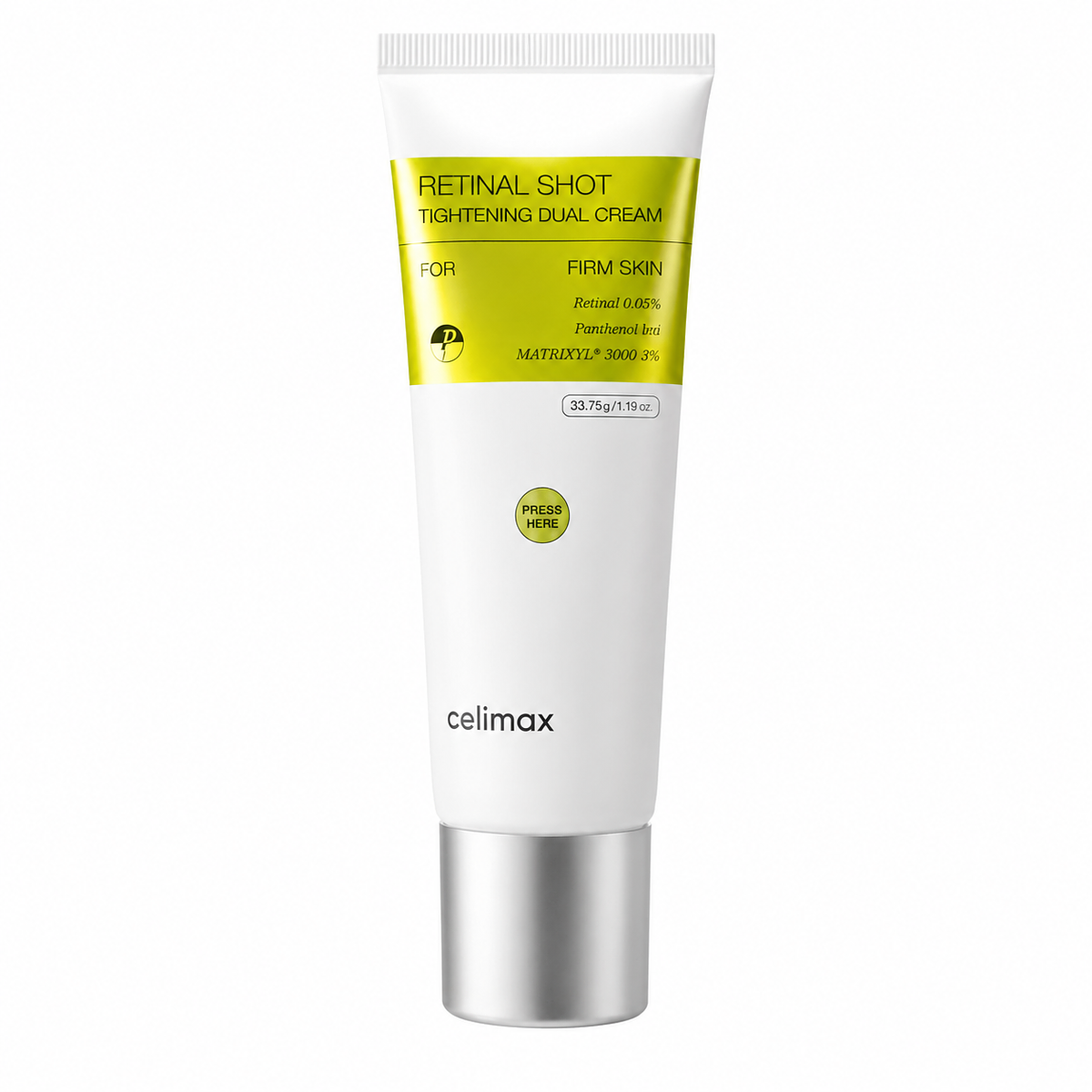 Двойной крем с ретиналем для упругости кожи Celimax retinal shot tightening dual cream