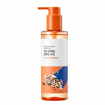 Гидрофильное масло с чёрной соей и пантенолом Round Lab Soybean Panthenol Cleansing Oil