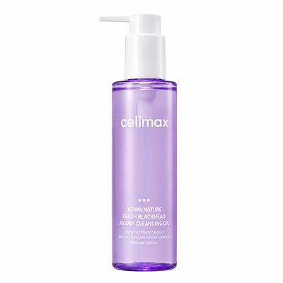 Гидрофильное масло от чёрных точек Celimax Derma Nature Fresh Blackhead Jojoba Cleansing Oil
