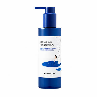 Гидрофильное масло с берёзовым соком Round Lab Birch Juice Moisturizing Peeling Cleansing Oil