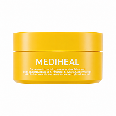 Витаминные гидрогелевые патчи под глаза против отеков и темных кругов Mediheal Vita Collagen Eye Ampoule Patch 60 штук