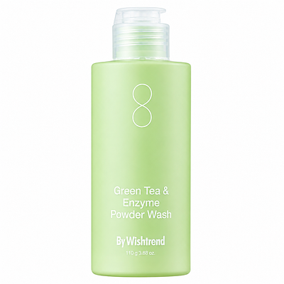 Энзимная пудра с зелёным чаем By Wishtrend Green Tea & Enzyme Powder Wash