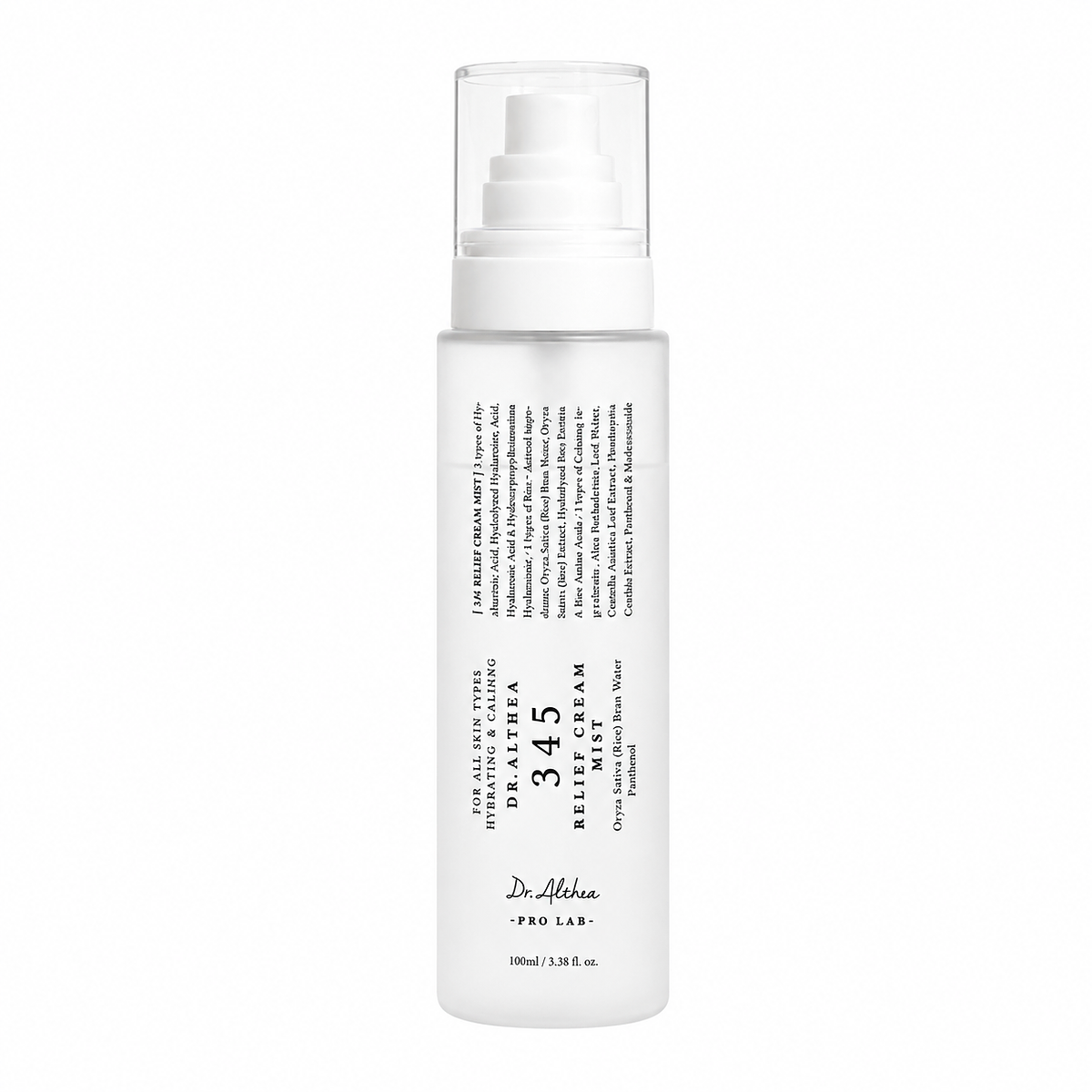 Успокаивающий мист с гидролатом риса и пантенолом Dr. Althea 345 Relief Cream Mist
